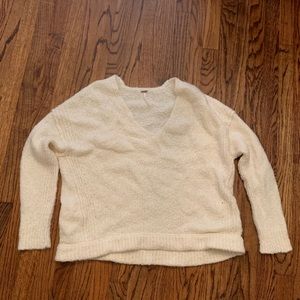 Cream sweater. Size S fits like M/L. Never worn
